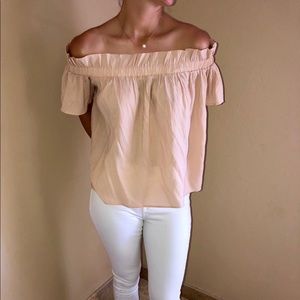Tan blouse